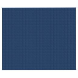 Berkfield Home Weighted Blanket Blue 220x260 cm 11 kg Fabric - thumbnail 3