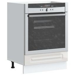 Berkfield Home Oven Cabinet Kalmar High Gloss White Engineered Wood