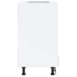 Berkfield Home Oven Cabinet Kalmar High Gloss White Engineered Wood - thumbnail 5