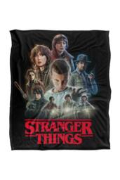 Stranger Things Season 1 Heroes Super Soft Throw Blanket 152 X 127 Cm - thumbnail 1