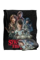 Stranger Things Season 1 Heroes Super Soft Throw Blanket 152 X 127 Cm - thumbnail 2