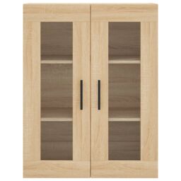 Berkfield Home Highboard Sonoma Oak 69.5x34x180 cm Engineered Wood in Brown - thumbnail 6