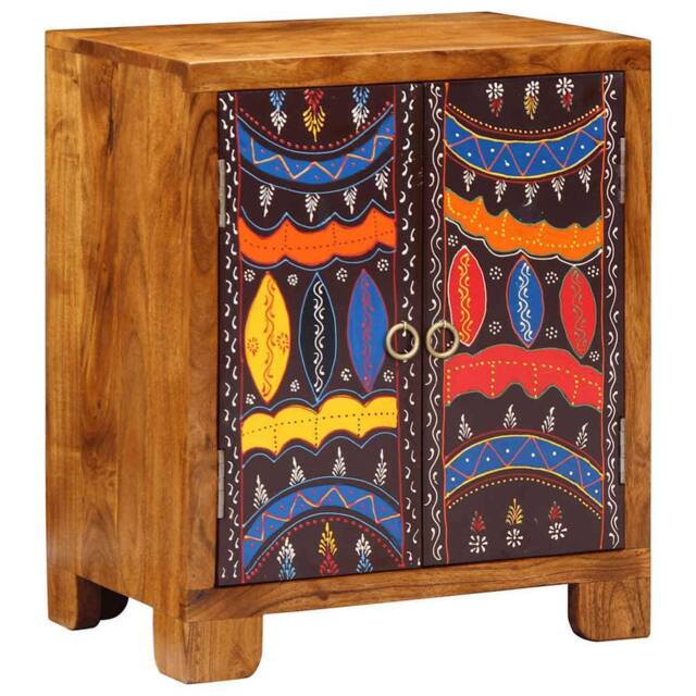 Berkfield Home Sideboard Multicolour 50x35x60 Solid Wood Acacia - image 1