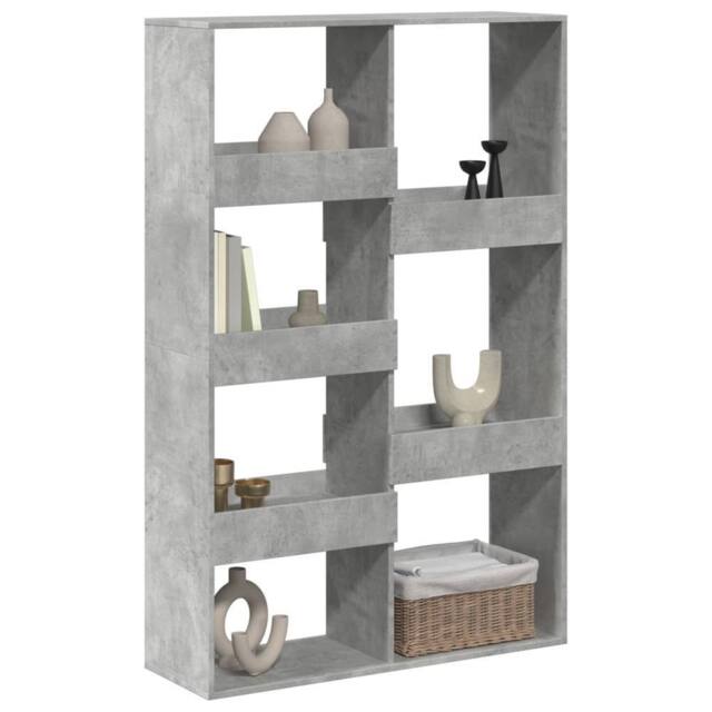 Berkfield Home Room Divider Concrete Grey 100x33x155.5 cm Engineered Wood - image 1
