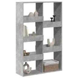 Berkfield Home Room Divider Concrete Grey 100x33x155.5 cm Engineered Wood - thumbnail 1