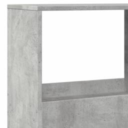 Berkfield Home Room Divider Concrete Grey 100x33x155.5 cm Engineered Wood - thumbnail 7