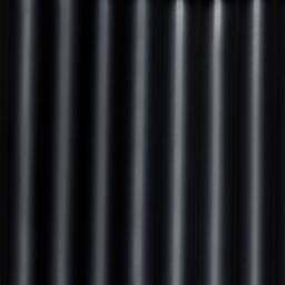 Wyld and Coco Black Six-Drawer Chest with Fluted Fronts and Gold Metal Handles - thumbnail 9