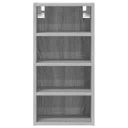 Berkfield Home Hanging Cabinet Grey Sonoma 30x29.5x60 cm Engineered Wood - thumbnail 4