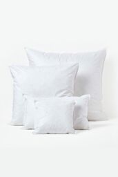 Homescapes Duck Down Cushion Pads Inner Insert Filler Machine Washable in White - Size: 90 cm x 90 cm - thumbnail 6