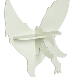 Wyld and Coco Dinosaur Wall Shelf - Light Green MDF - thumbnail 2