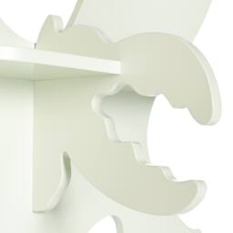 Wyld and Coco Dinosaur Wall Shelf - Light Green MDF - thumbnail 6