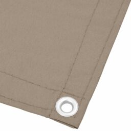 Berkfield Home Balcony Screen Taupe 120x1000 cm 100% Polyester Oxford - thumbnail 3