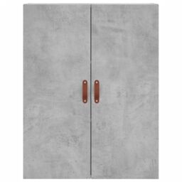 Berkfield Home Highboard Concrete Grey 69.5x34x180 cm Engineered Wood - thumbnail 6