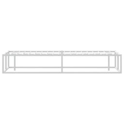 Berkfield Home Bed Frame without Mattress White 120x200 cm Metal - Size: Small Double - thumbnail 6