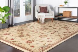 Livabliss Riley-Vintage Beige Brown Green Black Traditional Boho Living Dining Rug in Natural - Size: 160 cm x 230 cm - thumbnail 7