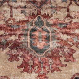 Kukoon Terracotta Distressed Washable & Liquid Repellent Living Room Area Rug - Size: 60 cm x 240 cm - thumbnail 9