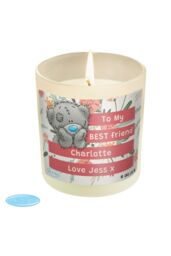 Personalised Memento Company Women's Personalised Me To You Floral Scented Jar Candle in Off-White - thumbnail 1