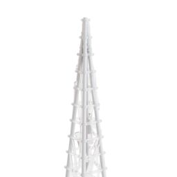 Berkfield Home Acrylic Decorative LED Light Cone Set Blue 60/90/120cm - thumbnail 6