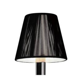 Netlighting Acanto Wall Lamp Switched 1 Light E14 Polished Chrome With Black Shade - thumbnail 5