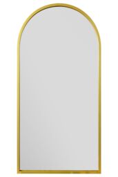 "MirrorOutlet Gold Framed Arched Leaner/Wall Mirror 55"" X 27.5"" (140CM X 70CM) - Size: 1 Pack" - thumbnail 2