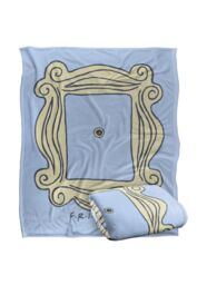 Warner Brothers Friends 152x127cm The Gold Frame Silky Touch Super Soft Throw Blanket in White - Size: 152x127 cm - thumbnail 2