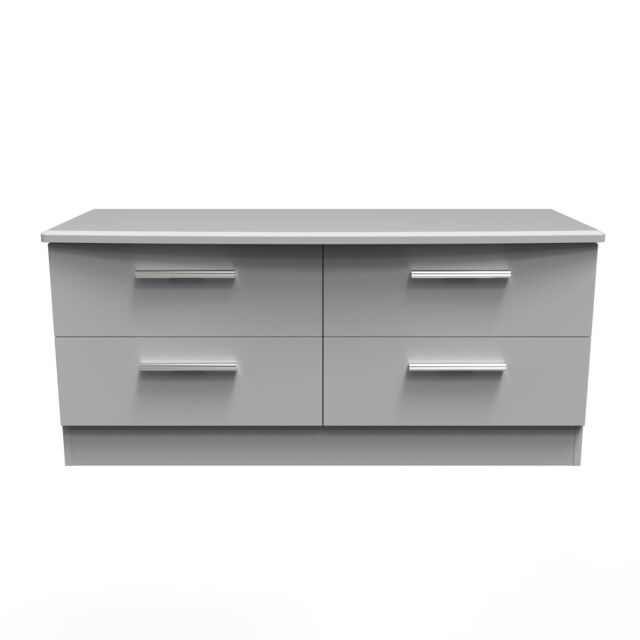 Ready Assembled 2 U Windsor 4 Drawer Bed Box (Ready Assembled) in Mid Grey - image 1
