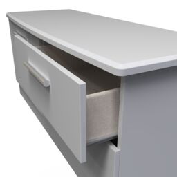 Ready Assembled 2 U Windsor 4 Drawer Bed Box (Ready Assembled) in Mid Grey - thumbnail 5