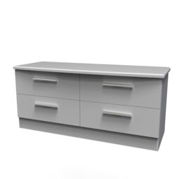 Ready Assembled 2 U Windsor 4 Drawer Bed Box (Ready Assembled) in Mid Grey - thumbnail 3