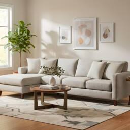 Luxury Living Set of 4 Silver Chenille Filled Cushions 45cm - Size: 45 cm x 45 cm - thumbnail 4