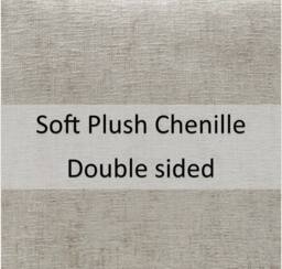 Luxury Living Set of 4 Silver Chenille Filled Cushions 45cm - Size: 45 cm x 45 cm - thumbnail 7