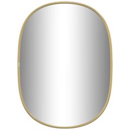 Berkfield Home Wall Mirror Gold 40x30 cm - thumbnail 2