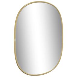 Berkfield Home Wall Mirror Gold 40x30 cm - thumbnail 3