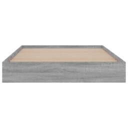 Berkfield Home Bed Frame without Mattress Grey Sonoma 100x200 cm Engineered Wood - thumbnail 4