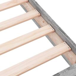 Berkfield Home Bed Frame without Mattress Grey Sonoma 100x200 cm Engineered Wood - thumbnail 7