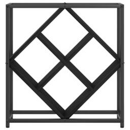 Berkfield Home Modern Wine Rack Black Oak 51x18x52, 5 cm Engineered Wood - thumbnail 6