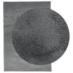 Berkfield Home Rug OVIEDO Short Pile Anthracite 140x200 cm in Black - Size: Medium - thumbnail 3