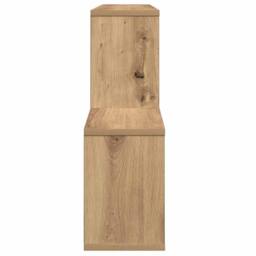 Berkfield Home Wall Shelf Artisan Oak 100x18x53 cm Engineered Wood in Brown - Size: 100 x 18 x 53 cm - thumbnail 5