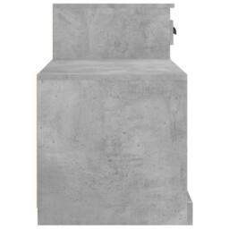 Berkfield Home Shoe Cabinet Concrete Grey 100x42x60 cm Engineered Wood - Size: 100 x 42 x 60 cm - thumbnail 7