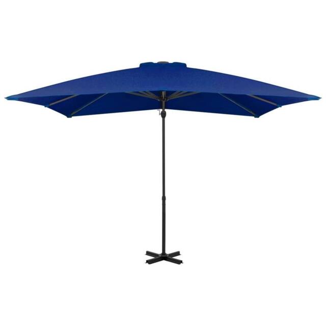 Berkfield Home Cantilever Umbrella with Aluminium Pole Azure Blue 250x250 cm - image 1