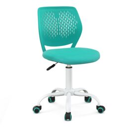 Costway Kids Desk Chair Ergonomic Adjustable Children Study Chair in Green