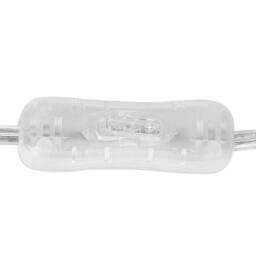 Wyld and Coco Table Lamp Transparent Glass Base Grey Drum Shade Modern Modern - thumbnail 7