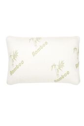 Ezysleep Medium Support Bamboo Memory Foam Single Pillow in White - thumbnail 1