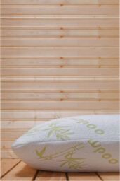 Ezysleep Medium Support Bamboo Memory Foam Single Pillow in White - thumbnail 2