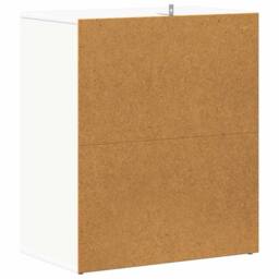 Berkfield Home Shoe Cabinet White 60x35x70 cm Engineered Wood - Size: 60 x 35 x 70 cm - thumbnail 8