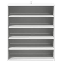 Berkfield Home Shoe Cabinet White 60x35x70 cm Engineered Wood - Size: 60 x 35 x 70 cm - thumbnail 5