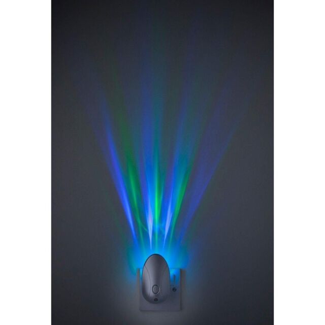 Netlighting LED 1 Light Projector Night Light Silver RGB - image 1
