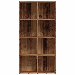 Berkfield Home Book Cabinet Old Wood 66x30x130 cm Engineered Wood in Brown - Size: 66 x 30 x 130 cm - thumbnail 5