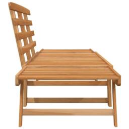 Berkfield Home Garden Bench 2-in-1 190 cm Solid Acacia Wood in Brown - thumbnail 5