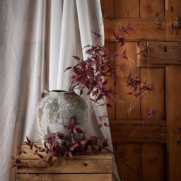 Lemon Pavilion Furniture and Decor Artificial Flower (Single Stem), Plastic, L52 x W52 x H88 cm, Burgundy - thumbnail 3
