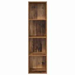 Berkfield Home TV Cabinet Old wood 37 x 37 x 142.5 cm Engineered wood in Brown - thumbnail 6